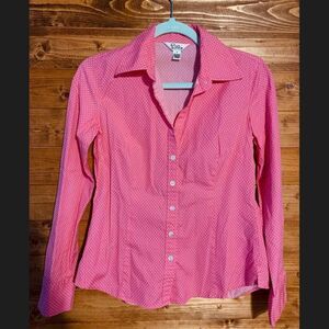 Lilly Pulitzer Pink Button Up Shirt Size 4‎